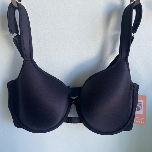 Third Love 24/7 Perfect Coverage Bra 34 E Black NWT! - Picture 2 of 8